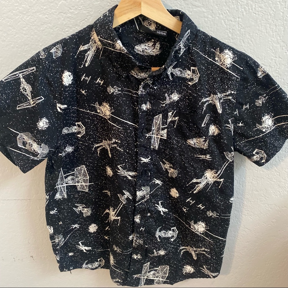Star Wars  short sleeve button up